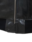 画像12: 【 Y'2 LEATHER（ワイツーレザー） 】  ヴィンテージホースライト Type L-2　[ Vintage Horse Light Leather ] [ 馬革 ] [ BLACK ]