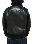 画像2: 【 Y'2 LEATHER（ワイツーレザー） 】  ヴィンテージホースライト Type L-2　[ Vintage Horse Light Leather ] [ 馬革 ] [ BLACK ]