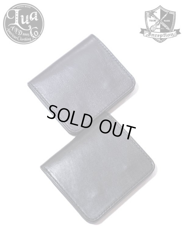 画像2: 【 Lua x Inception（ルア x インセプション） 】　別注ホースハイドミニウォレット　[ Horse Leather Mini Wallet ] [ 馬革(茶芯) ]
