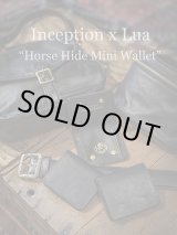 画像: 【 Lua x Inception（ルア x インセプション） 】　別注ホースハイドミニウォレット　[ Horse Leather Mini Wallet ] [ 馬革(茶芯) ]