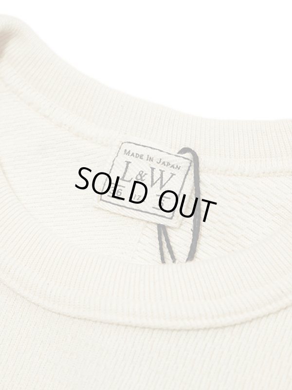 画像6: 【 Loop & Weft（ループアンドウエフト） 】　コーマタイトハニカムサーマルクルーネック　[ Combed Yarn High Tension Honeycomb Thermal Crew ]