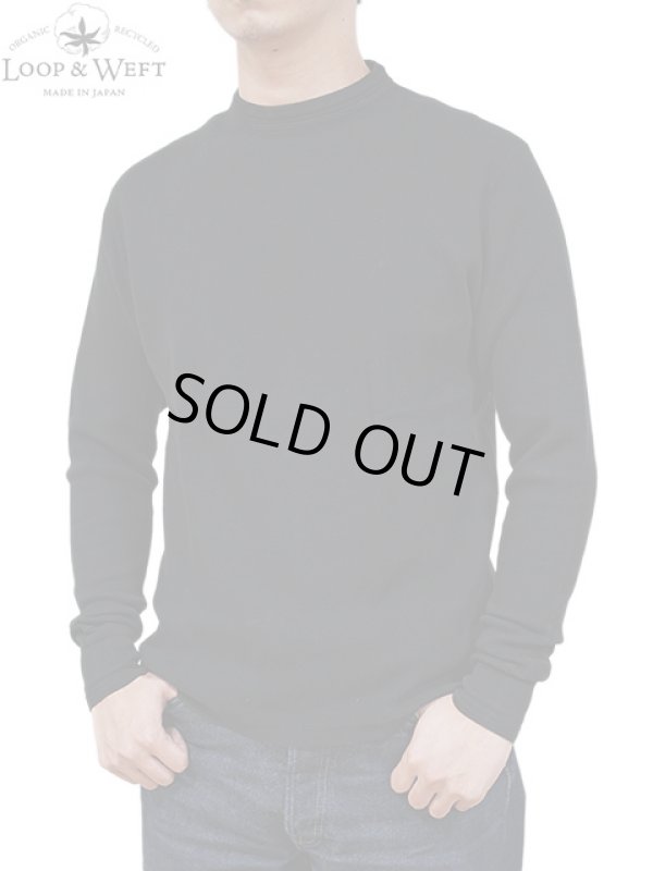 画像6: 【 Loop & Weft（ループアンドウエフト） 】　ファインアランハニカムサーマルクルーネック　[ FINE ARAN HONEYCOMB CREWNECK THERMAL ]