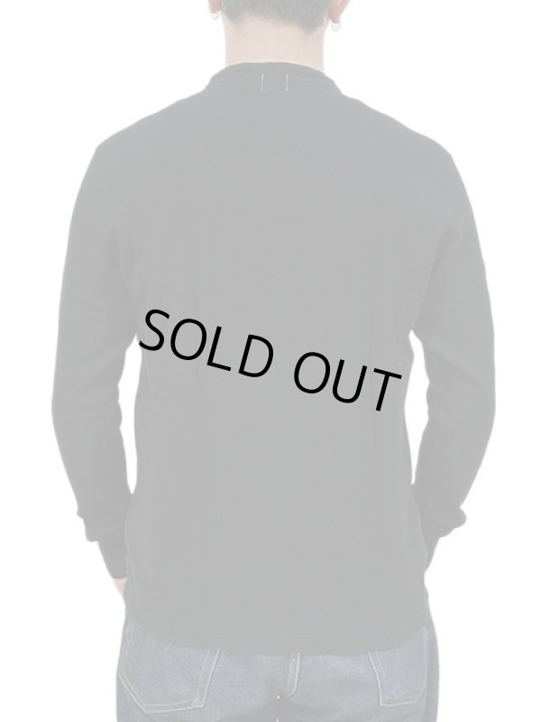 画像7: 【 Loop & Weft（ループアンドウエフト） 】　ファインアランハニカムサーマルクルーネック　[ FINE ARAN HONEYCOMB CREWNECK THERMAL ]