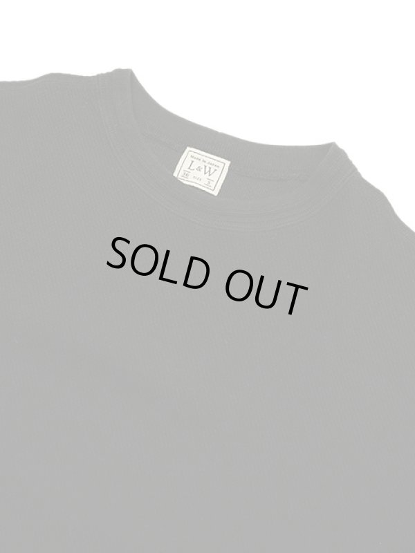 画像3: 【 Loop & Weft（ループアンドウエフト） 】　ファインアランハニカムサーマルクルーネック　[ FINE ARAN HONEYCOMB CREWNECK THERMAL ]