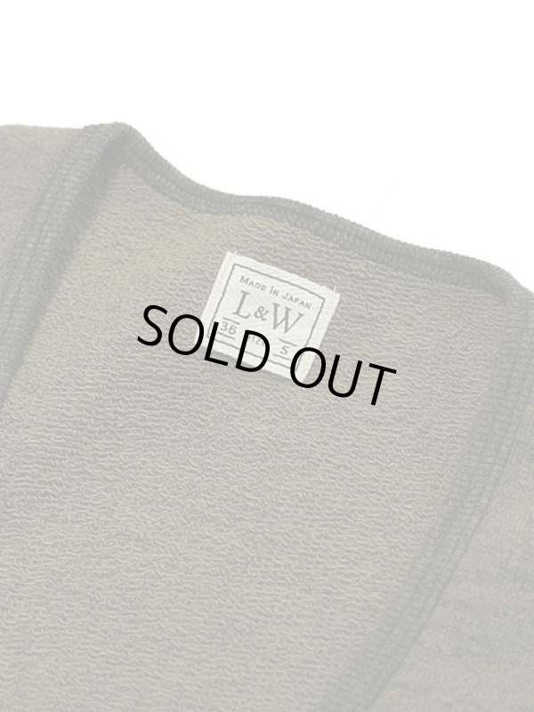 画像9: 【 Loop & Weft（ループアンドウエフト） 】　HEATHER SLUB PILE BACK HEM RIBBED CARDIGAN　[ Sweat Cardigan ]