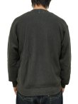 画像2: 【 Loop & Weft（ループアンドウエフト） 】　BIG LOOPBACK FLEECE SIDE PANEL SWEATSHIRT (V-GUSSET)　[ Reverse Sweat Crew ] [ A.BLACK ]