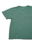 画像2: 【 Loop & Weft（ループアンドウエフト） 】　スーパースラブ杢天竺クルー [ SUPER SLUB TUBE KNIT CREWNECK ] [ O.GREEN ] 【 メール便可 】