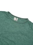 画像3: 【 Loop & Weft（ループアンドウエフト） 】　スーパースラブ杢天竺クルー [ SUPER SLUB TUBE KNIT CREWNECK ] [ O.GREEN ] 【 メール便可 】