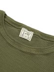 画像5: 【 Loop & Weft（ループアンドウエフト） 】　リブニットサーマル　[ CLASSIC ROYAL RIB KNIT CREWNECK THERMAL ] [ A. Olive ] 【 メール便可 】