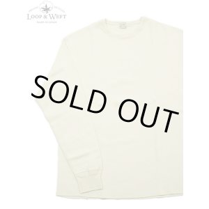 画像: 【 Loop & Weft（ループアンドウエフト） 】　リブニットサーマル　[ CLASSIC ROYAL RIB KNIT CREWNECK THERMAL ] [ V. Ivory ] 【 メール便可 】