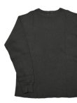 画像2: 【 Loop & Weft（ループアンドウエフト） 】　リブニットサーマル　[ CLASSIC ROYAL RIB KNIT CREWNECK THERMAL ] [ A.Black ] 【 メール便可 】