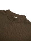 画像3: 【 Loop & Weft（ループアンドウエフト） 】　スーピマハニカムミドルネックサーマル　[ Supima Long Honeycomb Middle Neck Thermal ] [ Oak Brown ] 【 メール便可 】