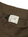 画像5: 【 Loop & Weft（ループアンドウエフト） 】　スーピマハニカムミドルネックサーマル　[ Supima Long Honeycomb Middle Neck Thermal ] [ Oak Brown ] 【 メール便可 】
