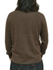 画像7: 【 Loop & Weft（ループアンドウエフト） 】　スーピマハニカムミドルネックサーマル　[ Supima Long Honeycomb Middle Neck Thermal ] [ Antique Black ] 【 メール便可 】
