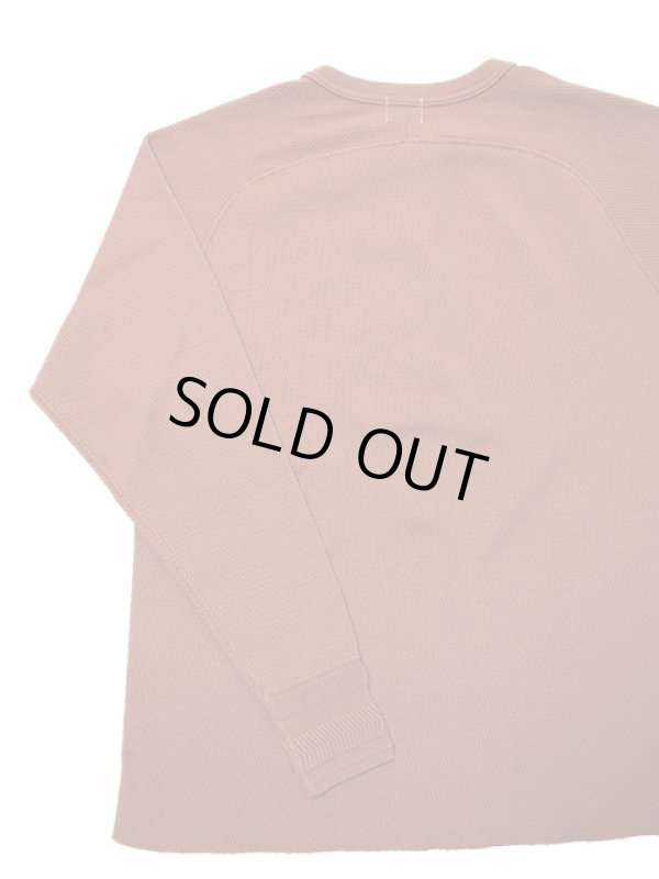 画像2: 【 Loop & Weft（ループアンドウエフト） 】　コーマタイトハニカムサーマルヘンリーネック　[ Combed Yarn High Tension Honeycomb Thermal Henry ]