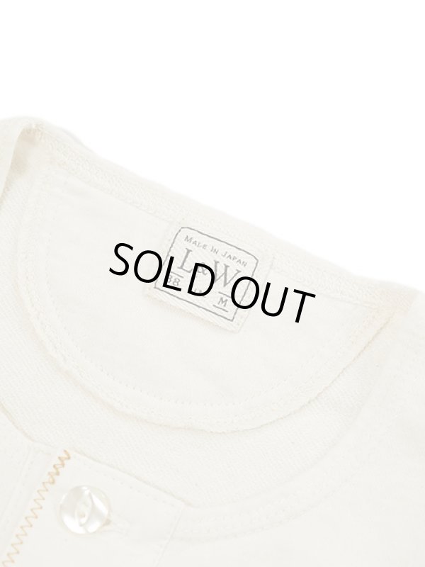 画像6: 【 Loop & Weft（ループアンドウエフト） 】　ハイゲージパイルクラシックヘンリー [ COMBED YARN HIGH GAUGE PILE CLASSIC HENLEY ] [ V.IVORY ] 【 メール便可 】