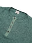 画像3: 【 Loop & Weft（ループアンドウエフト） 】　スーパースラブ杢天竺ヘンリー [ SUPER SLUB TUBE KNIT 4 BUTTONS HENLEY ] [ O.GREEN ] 【 メール便可 】