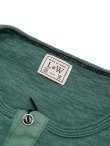 画像6: 【 Loop & Weft（ループアンドウエフト） 】　スーパースラブ杢天竺ヘンリー [ SUPER SLUB TUBE KNIT 4 BUTTONS HENLEY ] [ O.GREEN ] 【 メール便可 】