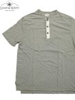 画像1: 【 Loop & Weft（ループアンドウエフト） 】　スーピマコットンヘンリー [ SUPIMA COTTON EDGE PIPING CLASSIC HENLEY ] [ V.GRAY ] 【 メール便可 】