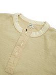 画像3: 【 Loop & Weft（ループアンドウエフト） 】　スーピマハニカムヘンリーネックサーマル　[ Supima Long Honeycomb Thermal Henley ] [ Vintage Ivory ] 【 メール便可 】