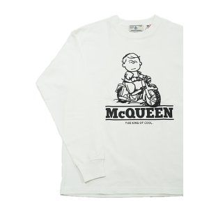 画像: 【 Homage（オマージュ） 】Homage Long Sleeve T-Shirts [ McQUEEN ] [ WHITE ] 【 メール便可 】