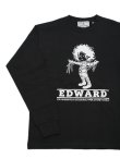 画像1: 【 Homage（オマージュ） 】Homage Long Sleeve T-Shirts [ EDWARD ] [ BLACK ] 【 メール便可 】