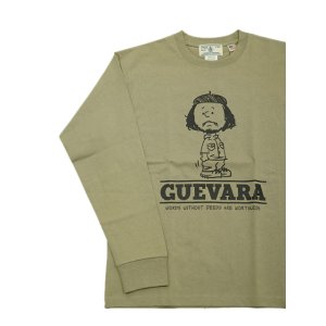 画像: 【 Homage（オマージュ） 】Homage Long Sleeve T-Shirts [ GUEVARA ] [ BEIGE ] 【 メール便可 】