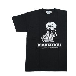 画像: 【 Homage（オマージュ） 】Homage T-Shirts [ MAVERICK ] [ BLACK ] 【 メール便可 】