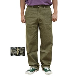 画像: 【 ORGUEIL（オルゲイユ） 】　グリーンデニムワークパンツ [ Green Denim Work Pants ]