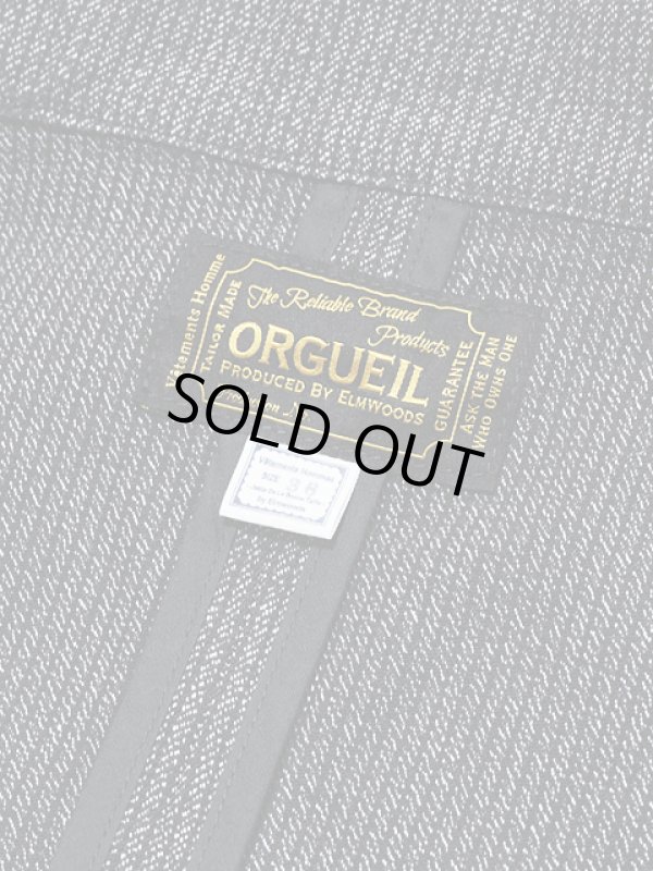 画像10: 【 ORGUEIL（オルゲイユ） 】 撚り杢ストライプサックコート [ COVERT STRIPE  SACK COAT ]