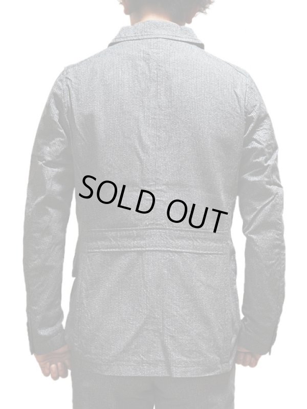 画像2: 【 ORGUEIL（オルゲイユ） 】 撚り杢ストライプサックコート [ COVERT STRIPE  SACK COAT ]