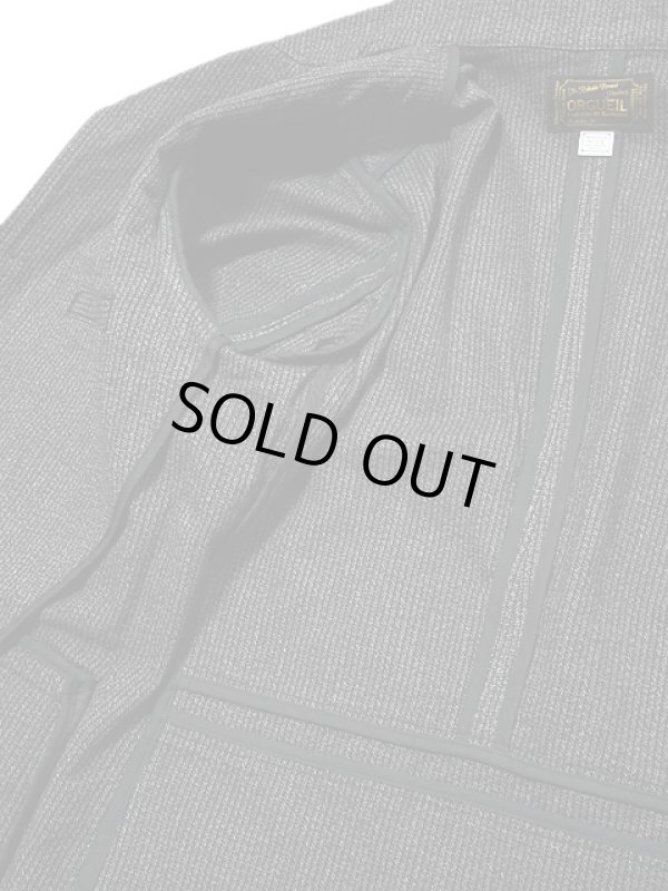 画像8: 【 ORGUEIL（オルゲイユ） 】 撚り杢ストライプサックコート [ COVERT STRIPE  SACK COAT ]