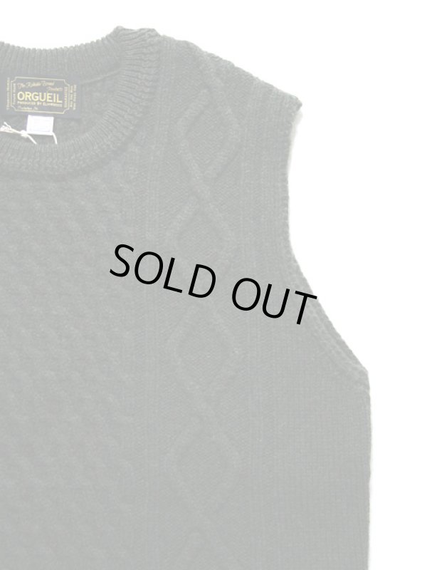 画像6: 【 ORGUEIL（オルゲイユ） 】　ケーブルニットベスト　[ Cable Knit Vest ]