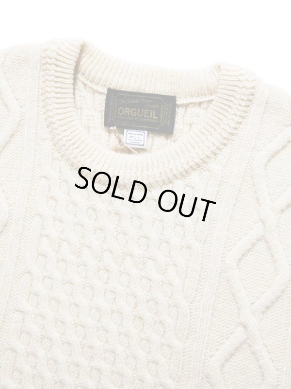 ORGUEIL（オルゲイユ） 】 ケーブルニットベスト [ Cable Knit