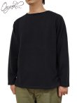 画像1: 【 ORGUEIL（オルゲイユ） 】 カシミヤニットバスクシャツ [ Cashmere knit Basque Shirts ] [ Black ]