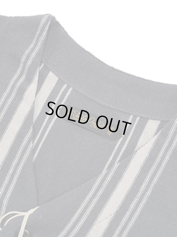 画像7: 【 ORGUEIL（オルゲイユ） 】　ストライプニットカーディガン [ Stripe Knit Cardigan ] [ Navy ]