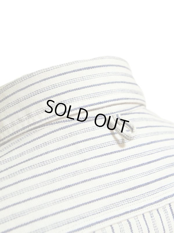 画像8: 【 ORGUEIL（オルゲイユ） 】 インディゴストライプショールカラーシャツ [ SHAWL COLLAR SHIRTS ]