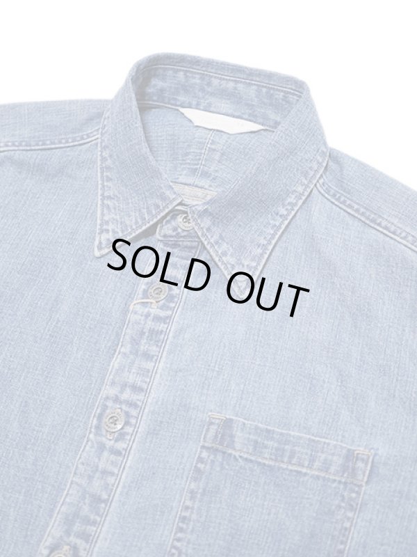 画像3: 【 ORGUEIL（オルゲイユ） 】 インディゴデニムワークシャツ [ Denim Work Shirt Used Wash ]