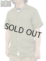 画像: 【 ORGUEIL（オルゲイユ） 】　リネンオープンカラーシャツ [ Linen Open Collar Shirt ] [ Olive-Drab ]
