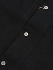 画像6: 【 ORGUEIL（オルゲイユ） 】　リネンオープンカラーシャツ [ Linen Open Collar Shirt ] [ Black ]