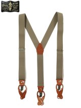 画像: 【 ORGUEIL（オルゲイユ） 】 ミリタリーサスペンダー [ MILITARY SUSPENDER ] [ 35mm ] [ GREEN ]