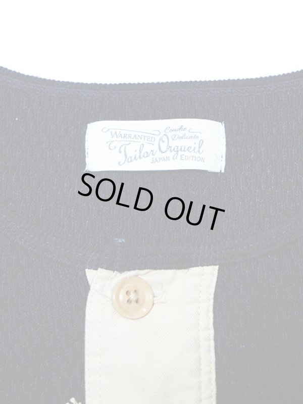 画像7: 【 ORGUEIL（オルゲイユ） 】 ハニカムサーマルヘンリーネックTシャツ [ Honeycomb Thermal Henry ]