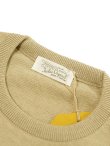 画像7: 【 ORGUEIL（オルゲイユ） 】 コットンニット T-Shirt  [ High Gauge Cotton Knit T-Shirt ] [ BEIGE ] 【 メール便可 】 