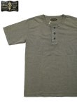 画像1: 【 ORGUEIL（オルゲイユ） 】 吊り編み天竺ヘンリーネックTシャツ [ HENRY T-SHIRT ] [ Khaki ] 【 メール便可 】