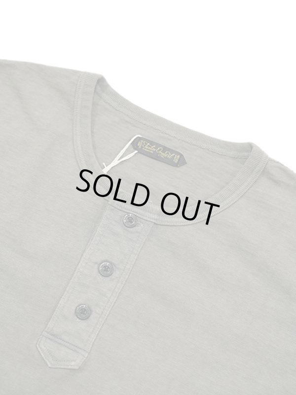 画像3: 【 ORGUEIL（オルゲイユ） 】 吊り編み天竺ヘンリーネックTシャツ [ HENRY T-SHIRT ] [ Khaki ] 【 メール便可 】