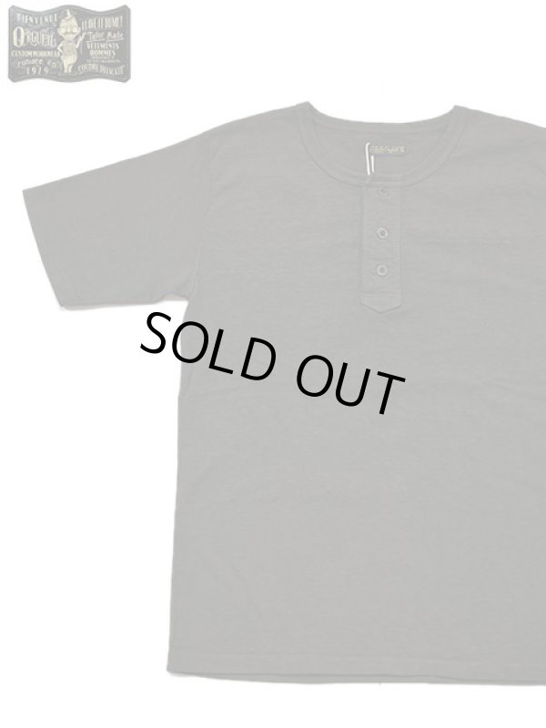 画像1: 【 ORGUEIL（オルゲイユ） 】 吊り編み天竺ヘンリーネックTシャツ [ HENRY T-SHIRT ] [ Charcoal ] 【 メール便可 】