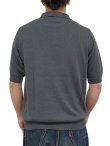 画像8: 【 ORGUEIL（オルゲイユ） 】 コットンリネンニットポロシャツ  [ Cotton Linen Knit Polo Shirt ] [ GRAY ] 【 メール便可 】