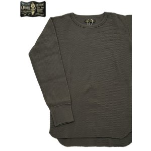 画像: 【 ORGUEIL（オルゲイユ） 】 竹目サーマルクルーネックTシャツ [ Thermal Crew Neck T-Shirt ] [ Charcoal ]