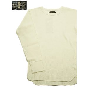 画像: 【 ORGUEIL（オルゲイユ） 】 竹目サーマルクルーネックTシャツ [ Thermal Crew Neck T-Shirt ] [ White ]