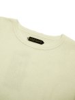 画像3: 【 ORGUEIL（オルゲイユ） 】 竹目サーマルクルーネックTシャツ [ Thermal Crew Neck T-Shirt ] [ White ]